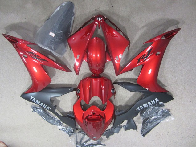 Rojo Negro Kit Carenado Moto Yamaha R1 04-06