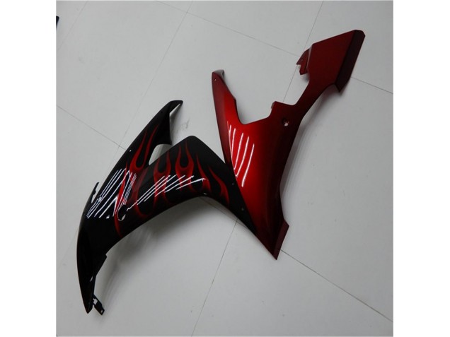 Rojo Negro Kit Completo Carenado Moto Yamaha R1 04-06 Rojo Negro Kit Completo Carenado Moto Yamaha R1 04-06