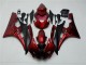 Rojo Negro Kits Carenado Moto Yamaha R6 06-07 Rojo Negro Kits Carenado Moto Yamaha R6 06-07