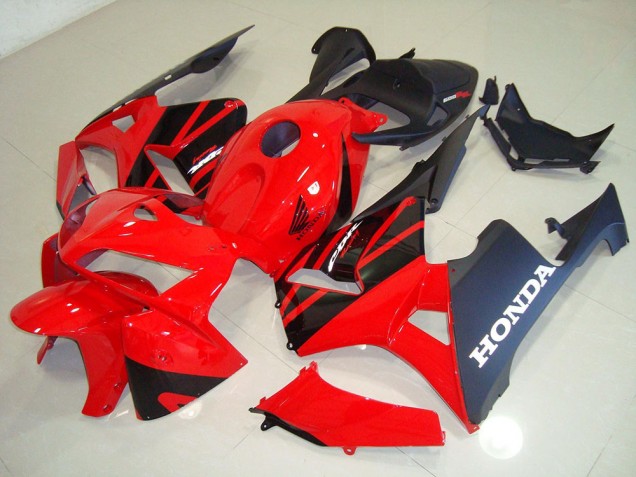 Rojo Negro Kits Completo Carenado Moto ABS Honda CBR 600 RR 05-06 Rojo Negro Kits Completo Carenado Moto ABS Honda CBR 600 RR 05-06