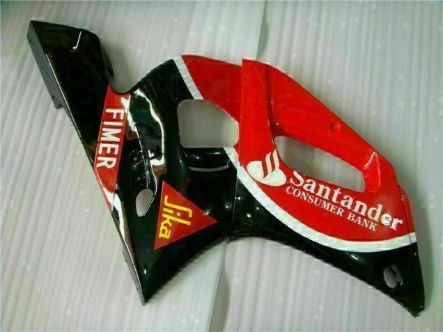 Rojo Negro Kits Completo Carenado Moto ABS Yamaha R6 98-02 Rojo Negro Kits Completo Carenado Moto ABS Yamaha R6 98-02