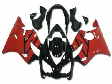 Rojo Negro Kits Completo Carenado Moto Honda CBR 600 F4i 04-07