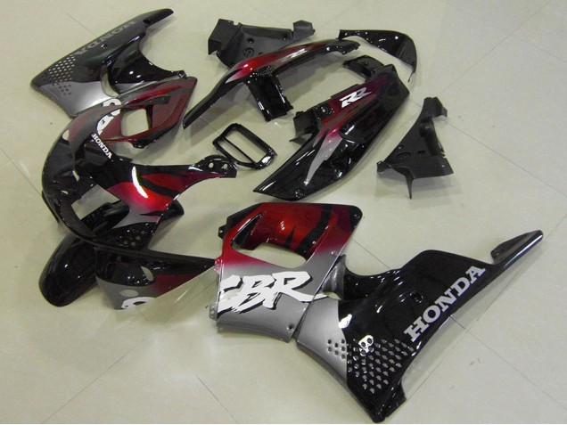 Rojo Negro Plata Carenado Moto Honda CBR 900 RR 893 96-97 Rojo Negro Plata Carenado Moto Honda CBR 900 RR 893 96-97
