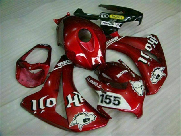 Rojo Plástica Moto Honda CBR 1000 RR 08-11 Rojo Plástica Moto Honda CBR 1000 RR 08-11