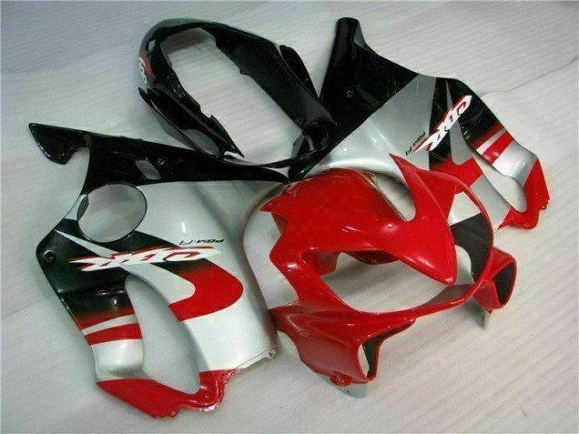 Rojo Plata ABS Carenado Motocicleta Honda CBR 600 F4i 04-07 Rojo Plata ABS Carenado Motocicleta Honda CBR 600 F4i 04-07