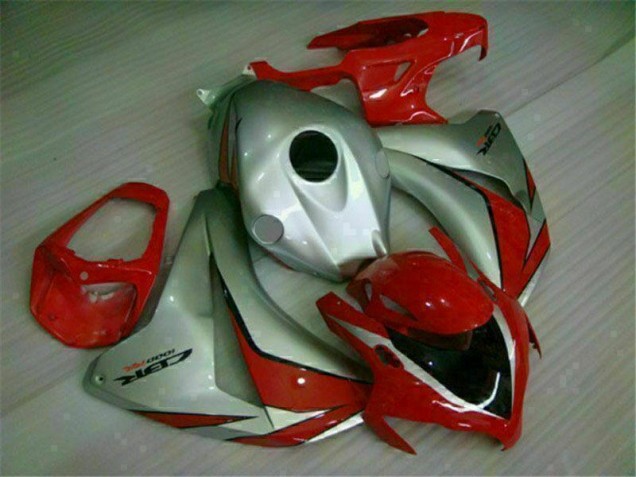 Rojo Plata ABS Moto Plástica Honda CBR 1000 RR 08-11 Rojo Plata ABS Moto Plástica Honda CBR 1000 RR 08-11
