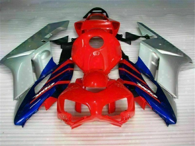 Rojo Plata Azul Carenado Moto Honda CBR 1000 RR 04-05 Rojo Plata Azul Carenado Moto Honda CBR 1000 RR 04-05