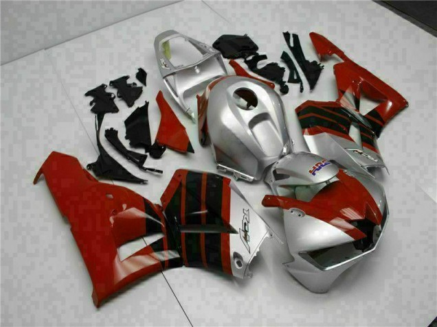 Rojo Plata Carenado Moto Honda CBR 600 RR 13-21 Rojo Plata Carenado Moto Honda CBR 600 RR 13-21