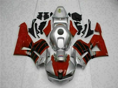 Rojo Plata Carenado Moto Honda CBR 600 RR 13-21