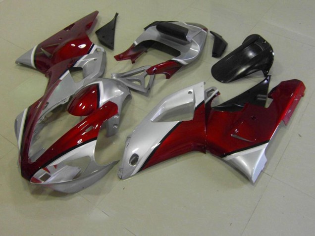 Rojo & Plata Carenado Moto Yamaha R1 00-01 Rojo & Plata Carenado Moto Yamaha R1 00-01