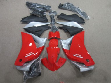Rojo Plata Negro Carenado Moto Honda CBR 125 R 11-13