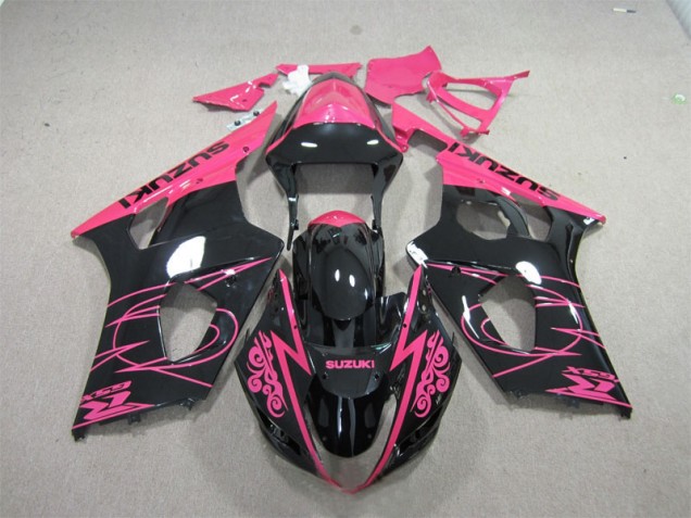 Rosa Negro Carenado Moto Suzuki GSXR 1000 K3 03-04 Rosa Negro Carenado Moto Suzuki GSXR 1000 K3 03-04
