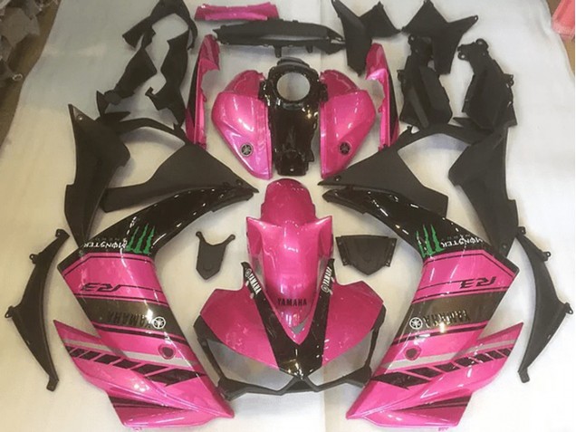 Rosa & Negro Carenado Moto Yamaha R3 15-22 Rosa & Negro Carenado Moto Yamaha R3 15-22