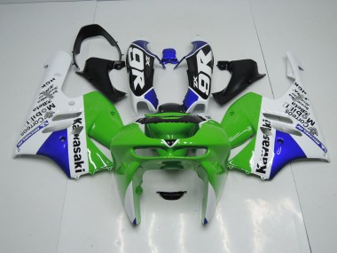 Verde Blanco Carenado Moto Kawasaki ZX9R 94-97