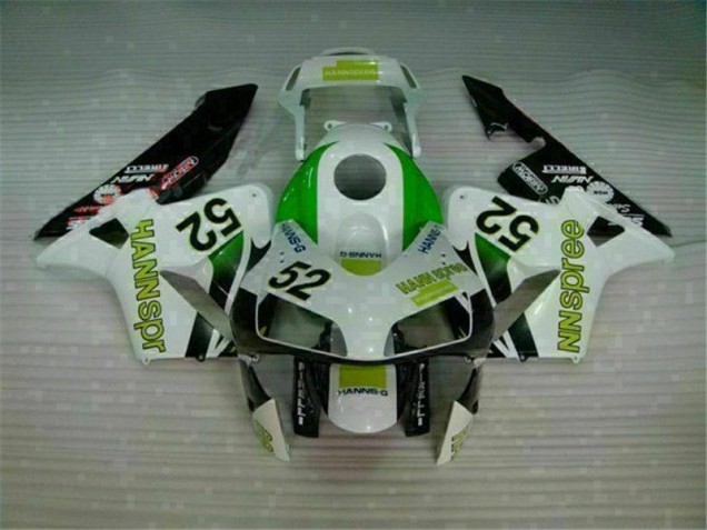 Verde Blanco Negro Carenado Moto Honda CBR 600 RR 03-04 Verde Blanco Negro Carenado Moto Honda CBR 600 RR 03-04