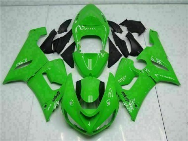 Verde Carenado Moto Kawasaki ZX6R 05-06