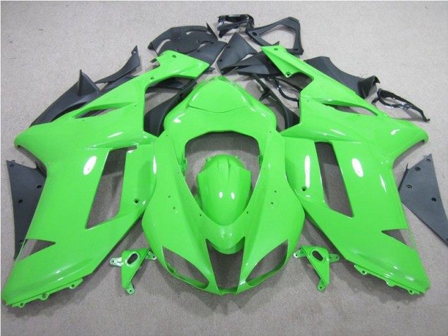 Verde Carenado Moto Kawasaki ZX6R 07-08 Verde Carenado Moto Kawasaki ZX6R 07-08