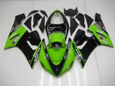 Verde Carenados Moto Kawasaki ZX6R 05-06