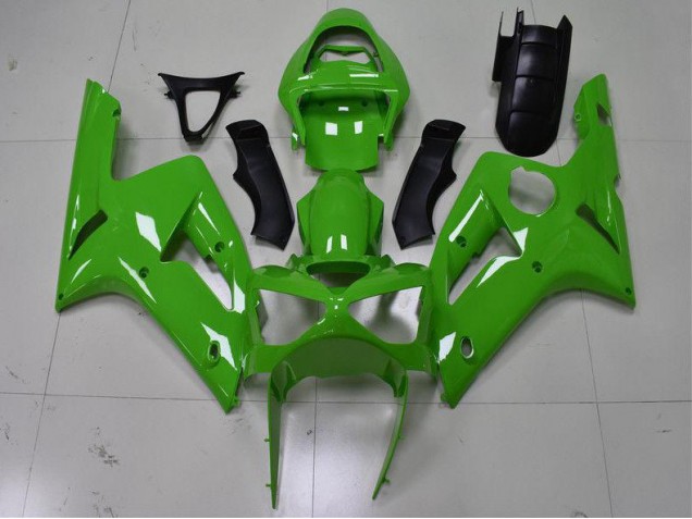 Verde Kits Completo Carenado Moto Kawasaki ZX6R 03-04 Verde Kits Completo Carenado Moto Kawasaki ZX6R 03-04