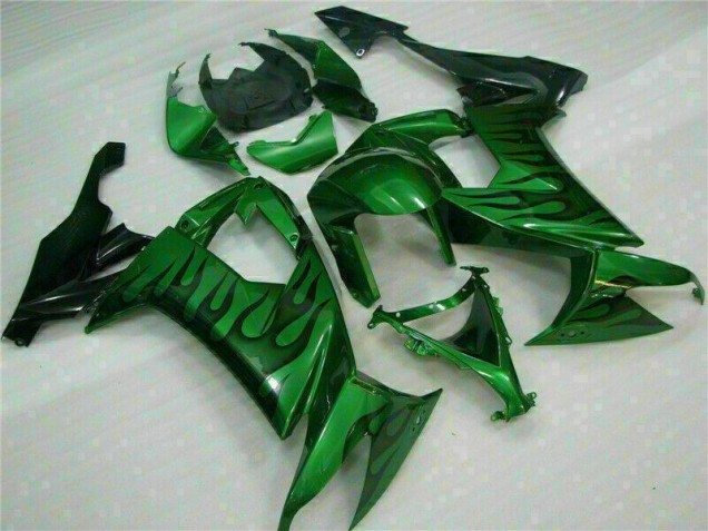 Verde Llama Carenado Moto Kawasaki ZX10R 08-10 Verde Llama Carenado Moto Kawasaki ZX10R 08-10