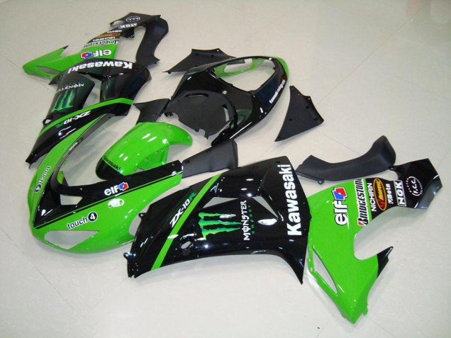 Verde Monster ABS Kits Carenado Moto Kawasaki ZX10R 06-07 Verde Monster ABS Kits Carenado Moto Kawasaki ZX10R 06-07