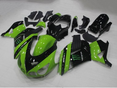Verde Monster Carenado Moto Kawasaki ZX14R ZZR 1400 06-11