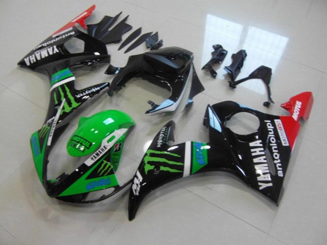 Verde Monster Carenado Moto Yamaha R6 03-05 Verde Monster Carenado Moto Yamaha R6 03-05