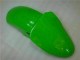 Verde Negro ABS Carenado Motocicleta Kawasaki ZX6R 00-02