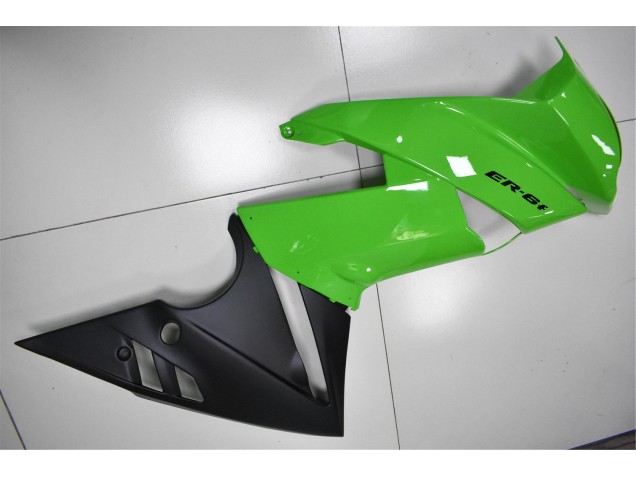 Verde Negro ABS Moto Plástica Kawasaki EX650 09-11 Verde Negro ABS Moto Plástica Kawasaki EX650 09-11