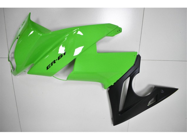 Verde Negro ABS Moto Plástica Kawasaki EX650 09-11 Verde Negro ABS Moto Plástica Kawasaki EX650 09-11