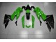 Verde Negro ABS Moto Plástico Kawasaki EX650 09-11 Verde Negro ABS Moto Plástico Kawasaki EX650 09-11