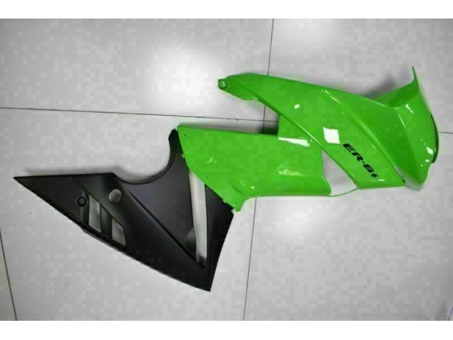 Verde Negro ABS Moto Plástico Kawasaki EX650 09-11 Verde Negro ABS Moto Plástico Kawasaki EX650 09-11
