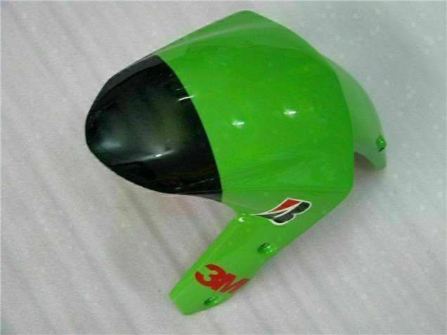 Verde Negro ABS Moto Plástico Kawasaki ZX6R 09-12 Verde Negro ABS Moto Plástico Kawasaki ZX6R 09-12