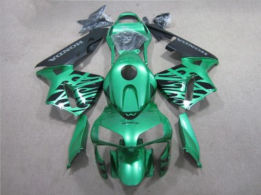 Verde Negro Carenado Moto Honda CBR 600 RR 05-06