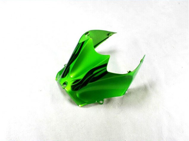 Verde Negro Carenado Moto Kawasaki ZX14R ZZR 1400 12-21 Verde Negro Carenado Moto Kawasaki ZX14R ZZR 1400 12-21