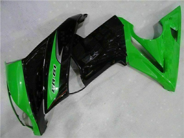Verde Negro Carenado Moto & Plástico Kawasaki EX650 06-08 Verde Negro Carenado Moto & Plástico Kawasaki EX650 06-08