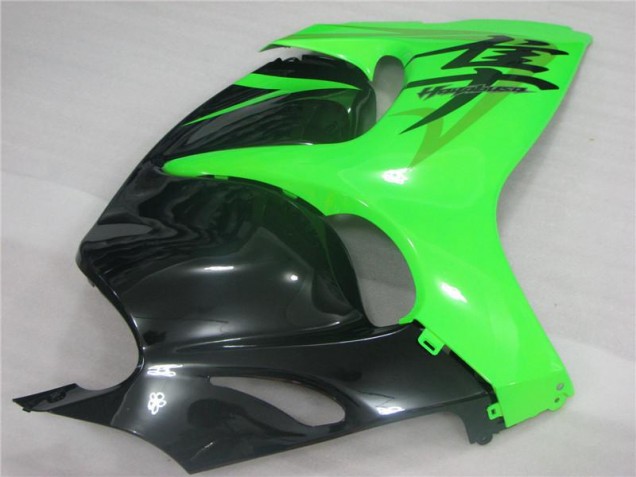 Verde Negro Carenado Moto Suzuki GSXR 1300 Hayabusa 08-19 Verde Negro Carenado Moto Suzuki GSXR 1300 Hayabusa 08-19