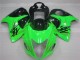 Verde Negro Carenado Moto Suzuki GSXR 1300 Hayabusa 08-19 Verde Negro Carenado Moto Suzuki GSXR 1300 Hayabusa 08-19