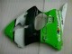 Verde Negro Inyección Kits Carenado Moto Kawasaki ZX6R 00-02