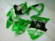 Verde Negro Kit ABS Carenado Motocicleta Kawasaki ZX6R 00-02