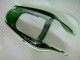 Verde Negro Kit ABS Carenado Motocicleta Kawasaki ZX6R 00-02