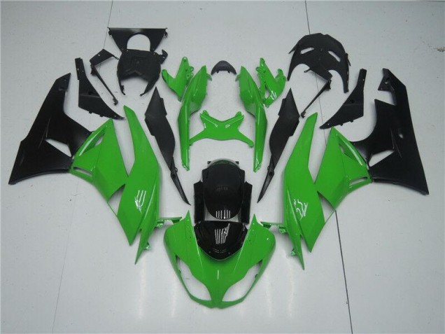 Verde Negro Kit Carenado ABS Completo Kawasaki ZX6R 09-12 Verde Negro Kit Carenado ABS Completo Kawasaki ZX6R 09-12