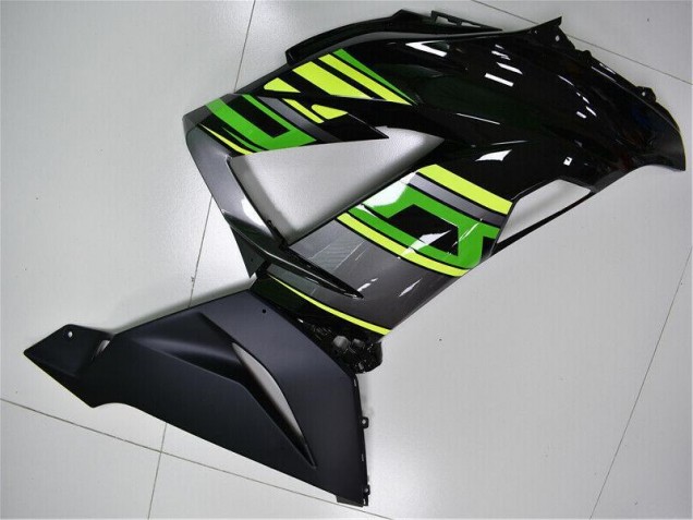Verde Negro Kits Carenado Moto Kawasaki ZX6R 13-18 Verde Negro Kits Carenado Moto Kawasaki ZX6R 13-18