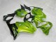 Verde Negro Moto Plástico Kawasaki EX250 08-12 Verde Negro Moto Plástico Kawasaki EX250 08-12