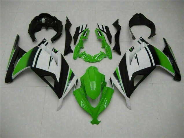 Verde Negro Plata Carenado Moto Kawasaki EX300 13-16 Verde Negro Plata Carenado Moto Kawasaki EX300 13-16