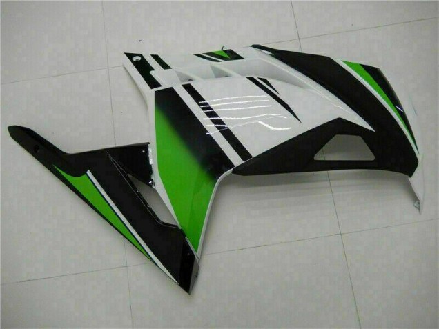 Verde Negro Plata Carenado Moto Kawasaki EX300 13-16 Verde Negro Plata Carenado Moto Kawasaki EX300 13-16