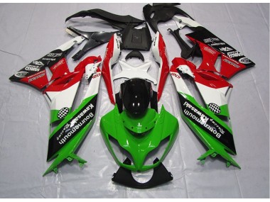 Verde Rojo Carenado Moto Kawasaki ZX6R 09-12